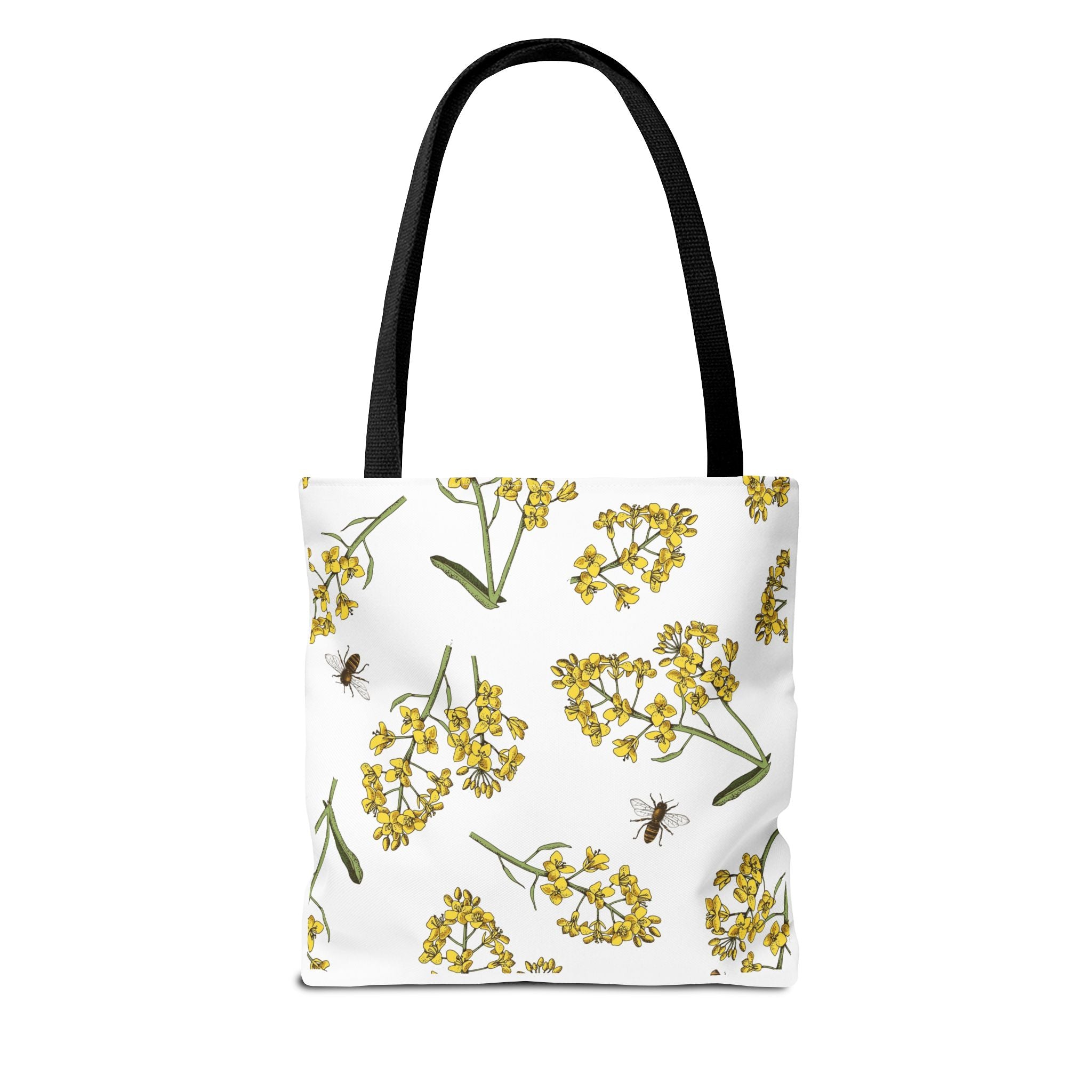 Bee Floral Tote Bag